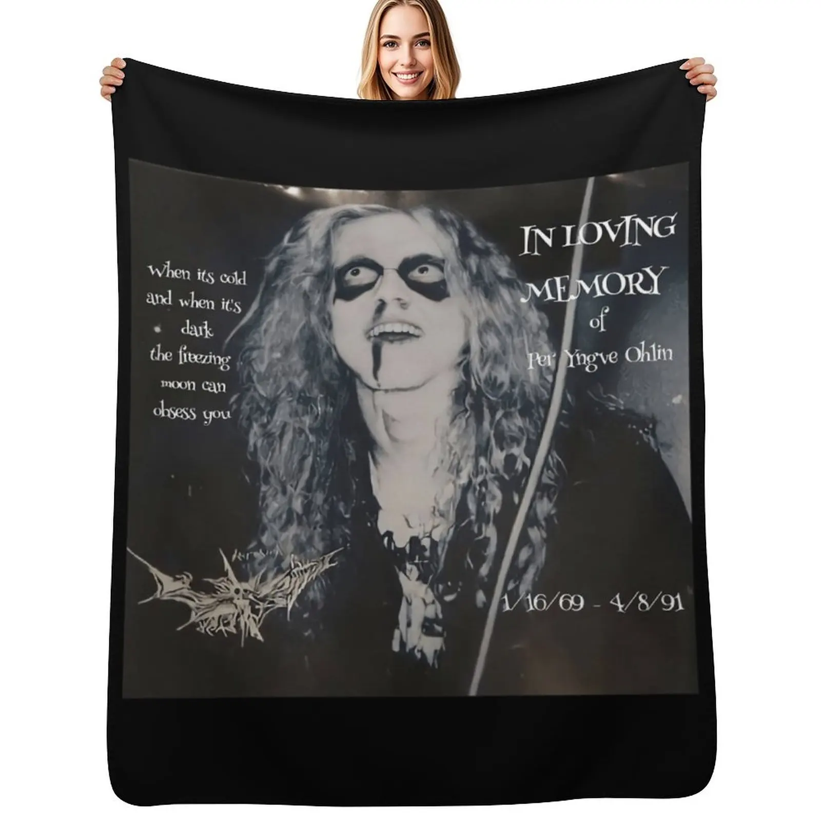 

In memory of Pelle Dead Ohlin \t Throw Blanket Decorative Beds Decorative Throw Blankets