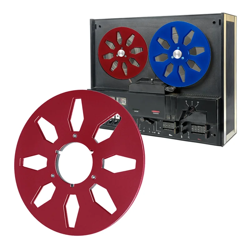 Empty Disc Opening Machine Parts For Nab 1/4 10 Inch Aluminum Alloy Empty Tape Reel Tape Recorder Accessories