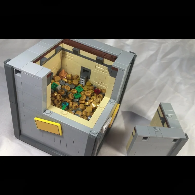 1767 قطعة MOC البخيل McDuck S المال بن نموذج اللبنات العمارة تجميع لعبة الإبداعية الاطفال هدية الكريسماس عيد ميلاد #2