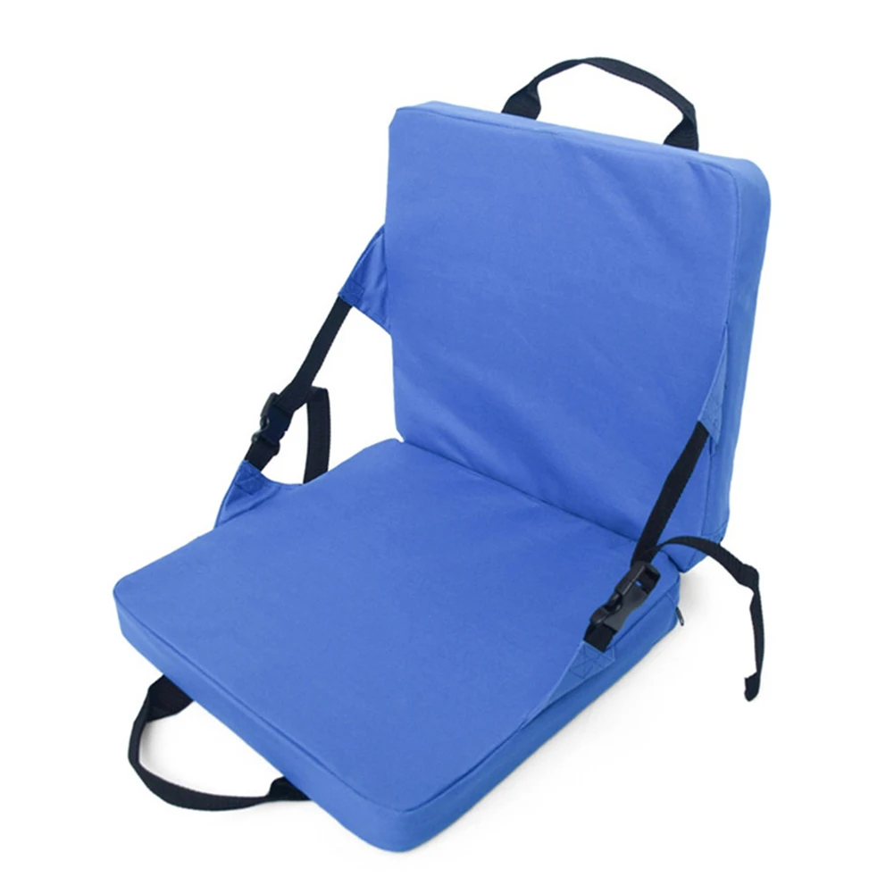 Oxford Stadium Seat Cushion Canoe Waterproof Chair With Back Support For Hiking Camping Boating Folding Cushion Sofa Fishing