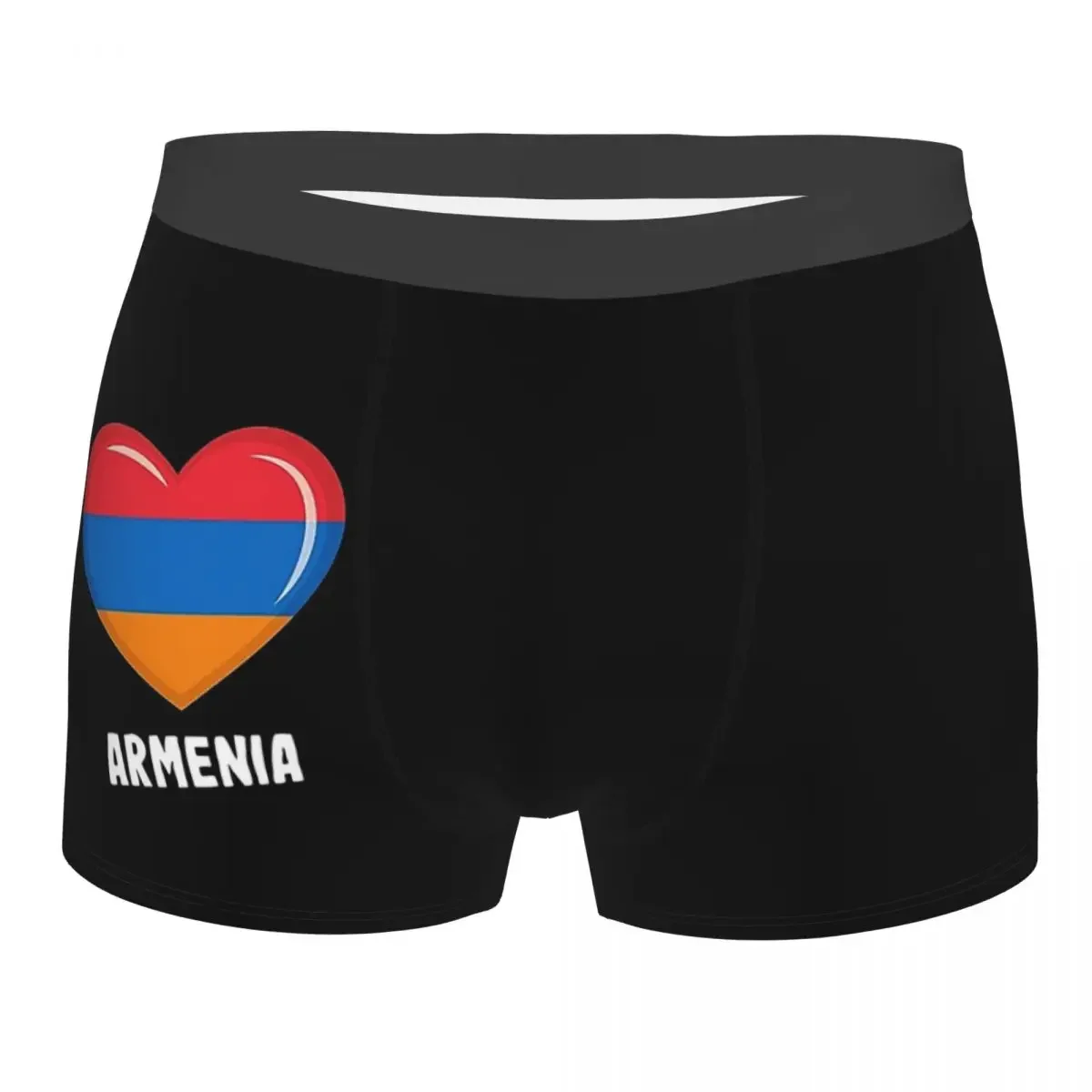 Armenia Armenian Flag Men's Underwear Boxer Briefs Shorts Panties Sexy Breathable Underpants for Homme S-XXL