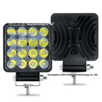 Mini 48W Square Spotlight Super Bright Work Light For Off-Road Vehicle And Forklift Front Spotlight Headlamp High Power