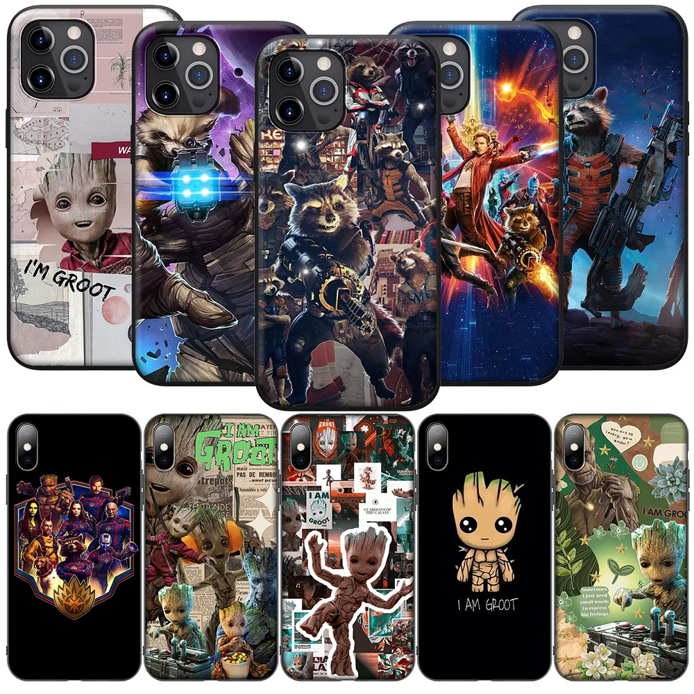 New High-End Phone Case for Xiaomi Mi 9T 10T 11T 11i 11 12 A2 A3 POCO X3 M3 M2 F3 Pro NFC JA72 Marvel Guardians of the Galaxy