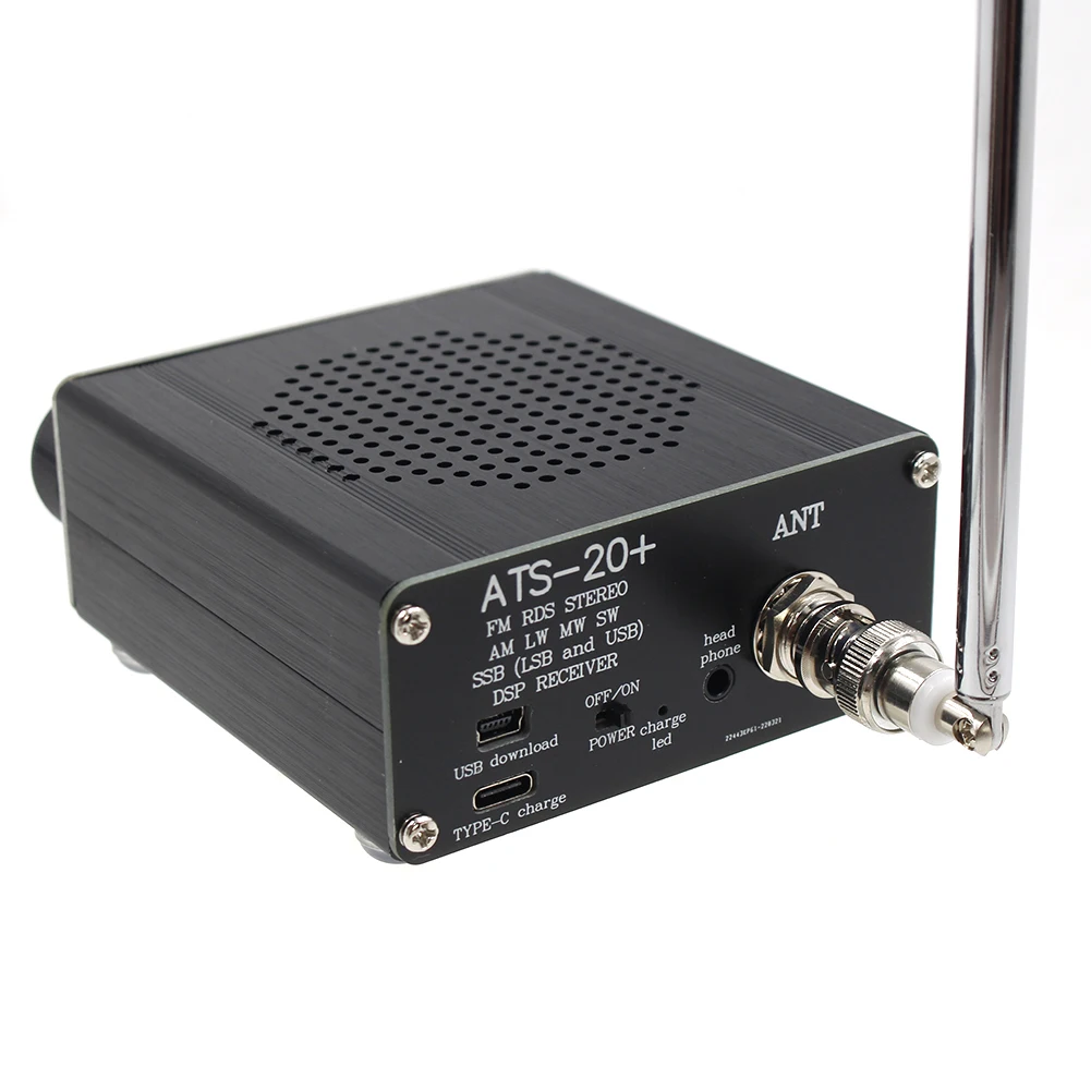 ATS25 Max Decoder SI4732 All Band Radio ATS-20+ Receiver FM AM (MW SW) SSB (LSB USB)  Antenna HD TV Antenna Magnetic Base