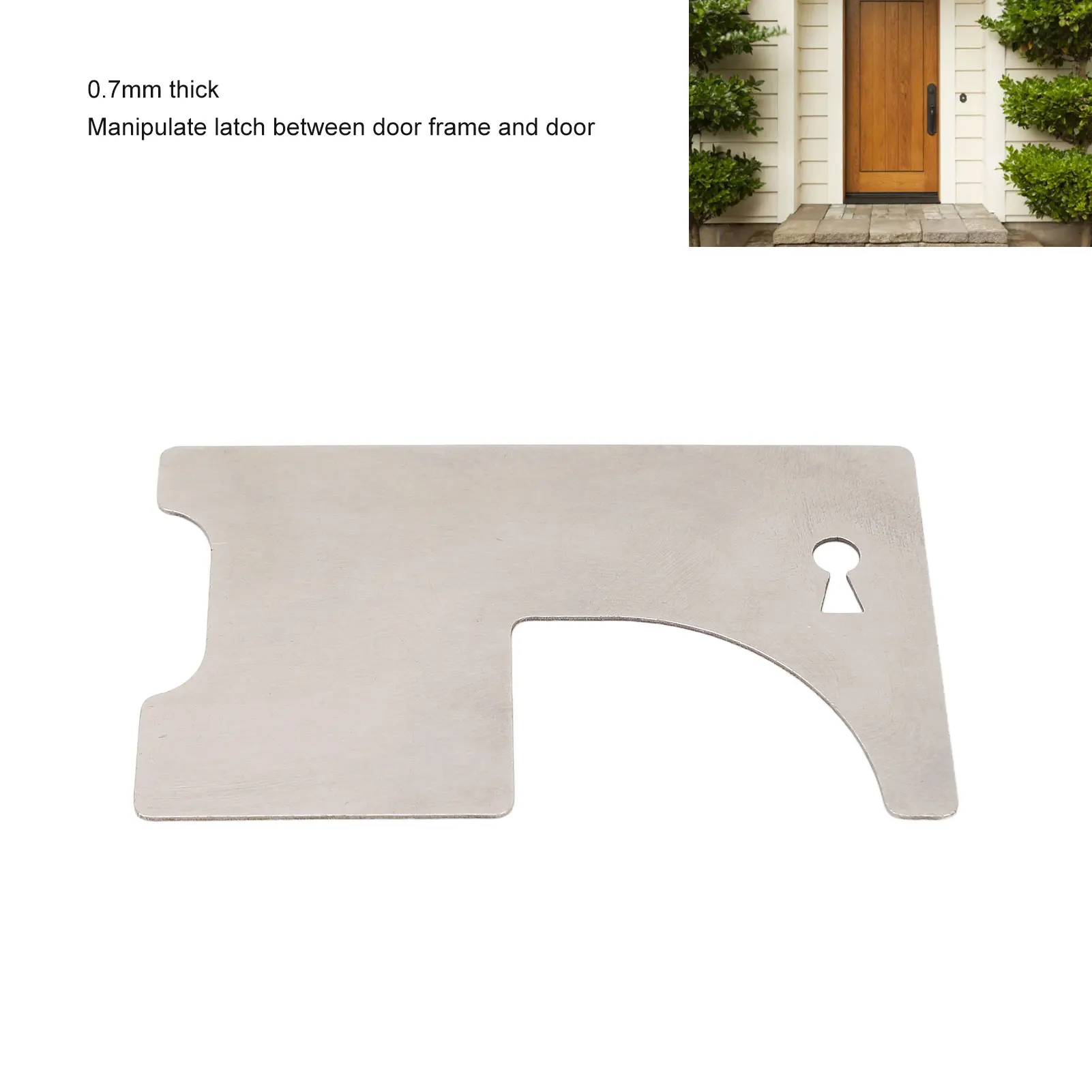 Firefighting Hand Tool Stainless Steel Firefighting Tool Multifunctional Door Seam Manual Firefighter Hand Hall Pass 0.7mm Thick
