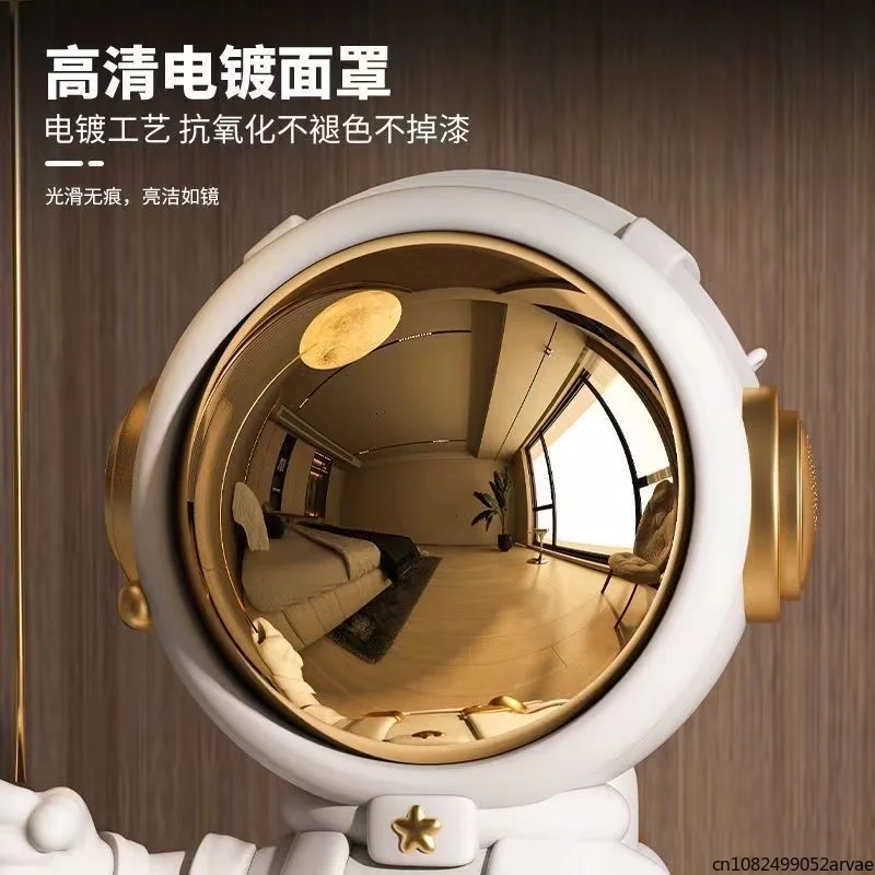 AR Space Astronaut Living Room Floor-standing Sculpture Ornaments, TV Cabinet Tray Storage and Luminous, Home Decoration Gifts