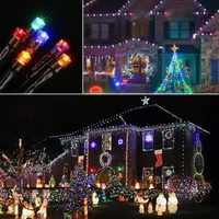 Christmas Led Solar String Lights 7m 50 Lights 8 Patterns Solar Fairy String Lights Waterproof Garden Wedding Party Decoration
