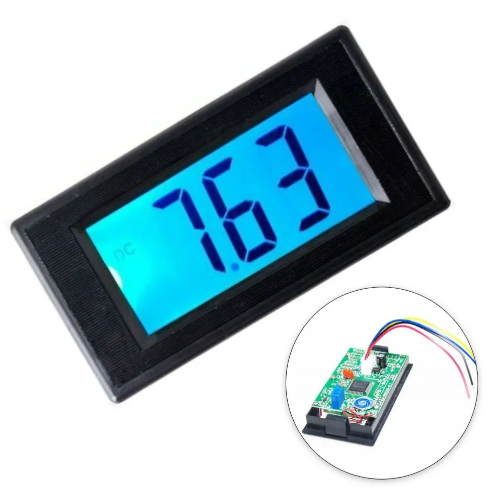 Voltímetro de panel digital AC/DC 8 12V YB5135D Perfecto para indicación y monitoreo de voltaje en sistemas eléctricos