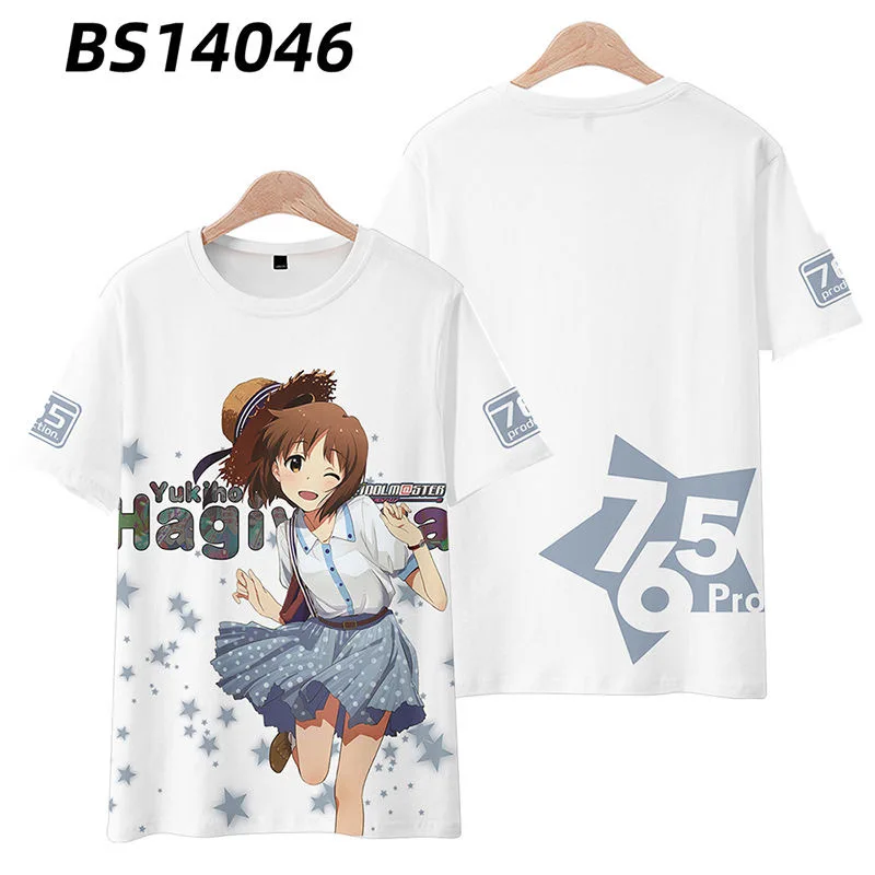 THE IDOLMASTER Stampa 3D Uomo/Donna Autunno Moda Popolare Gioco Anime giapponese Felpe con cappuccio Felpa a maniche lunghe Pollover