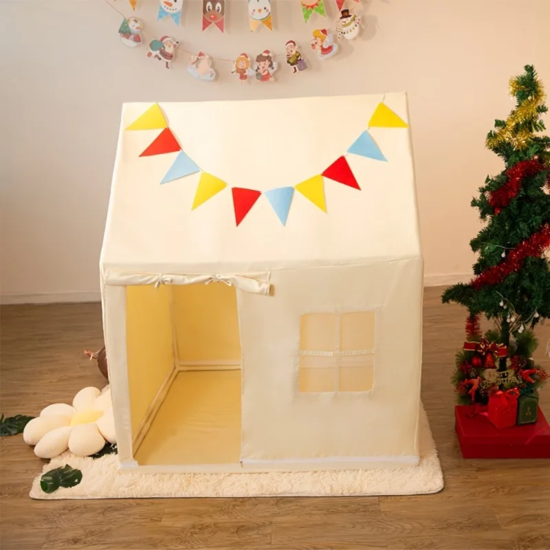 A Game Tent with a Bottom Mat a Large Amusement Park with a Window Easy to Clean And Can Be Placed Indoors Or Outdoors Freely