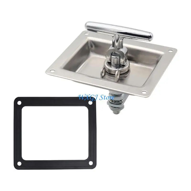 

37JE T Type Handle Car Locks Stainless Steel Trailer Plane RVs Caravans Truck Mechanical Engineering Vehicles Car Lock