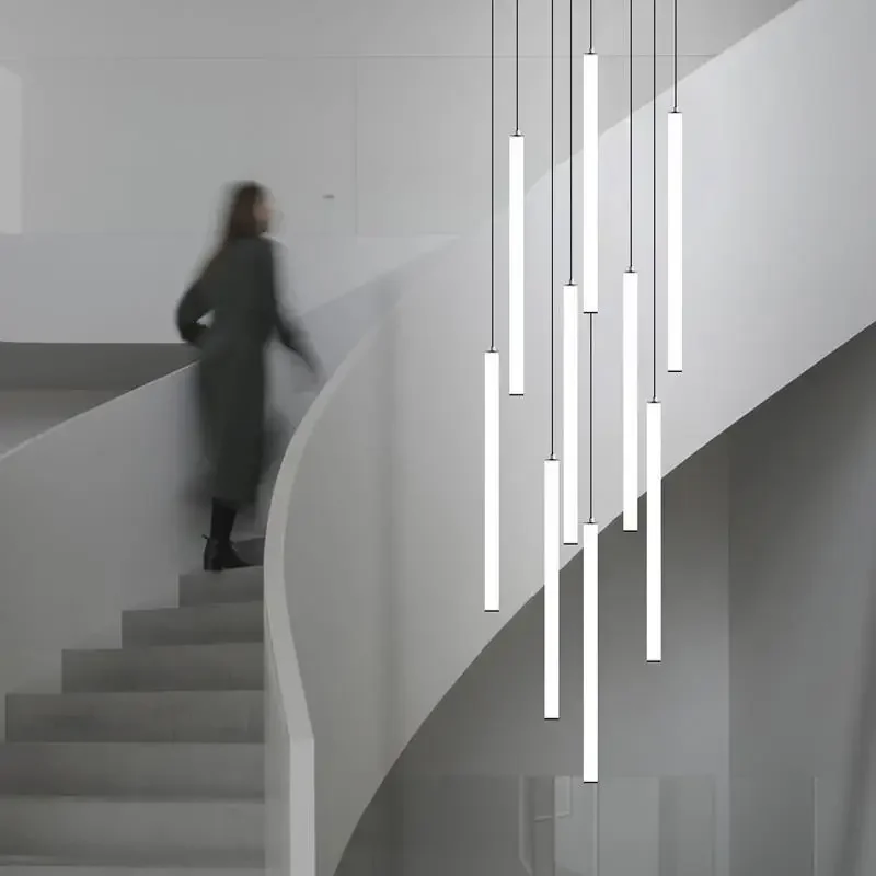 Minimalist Long Pendant Light modern Bedroom Lighting Dining Living Room Chandelier Bedside Decoration Luster Chandelier