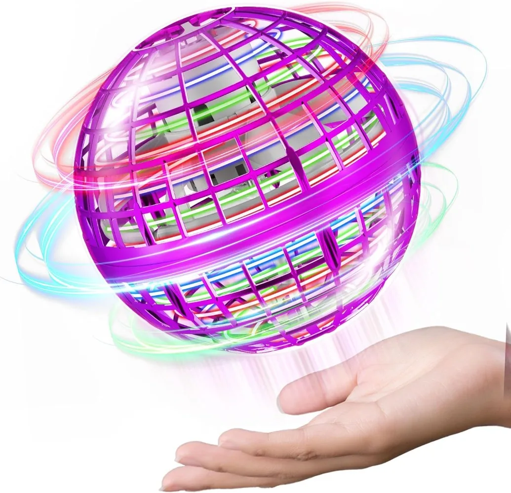 Mini Dron Orb Volador Controlado a Mano 2026, Boomerang, Globo Giratorio, Juguete Volador para Exteriores, Regalo de Cumpleaños