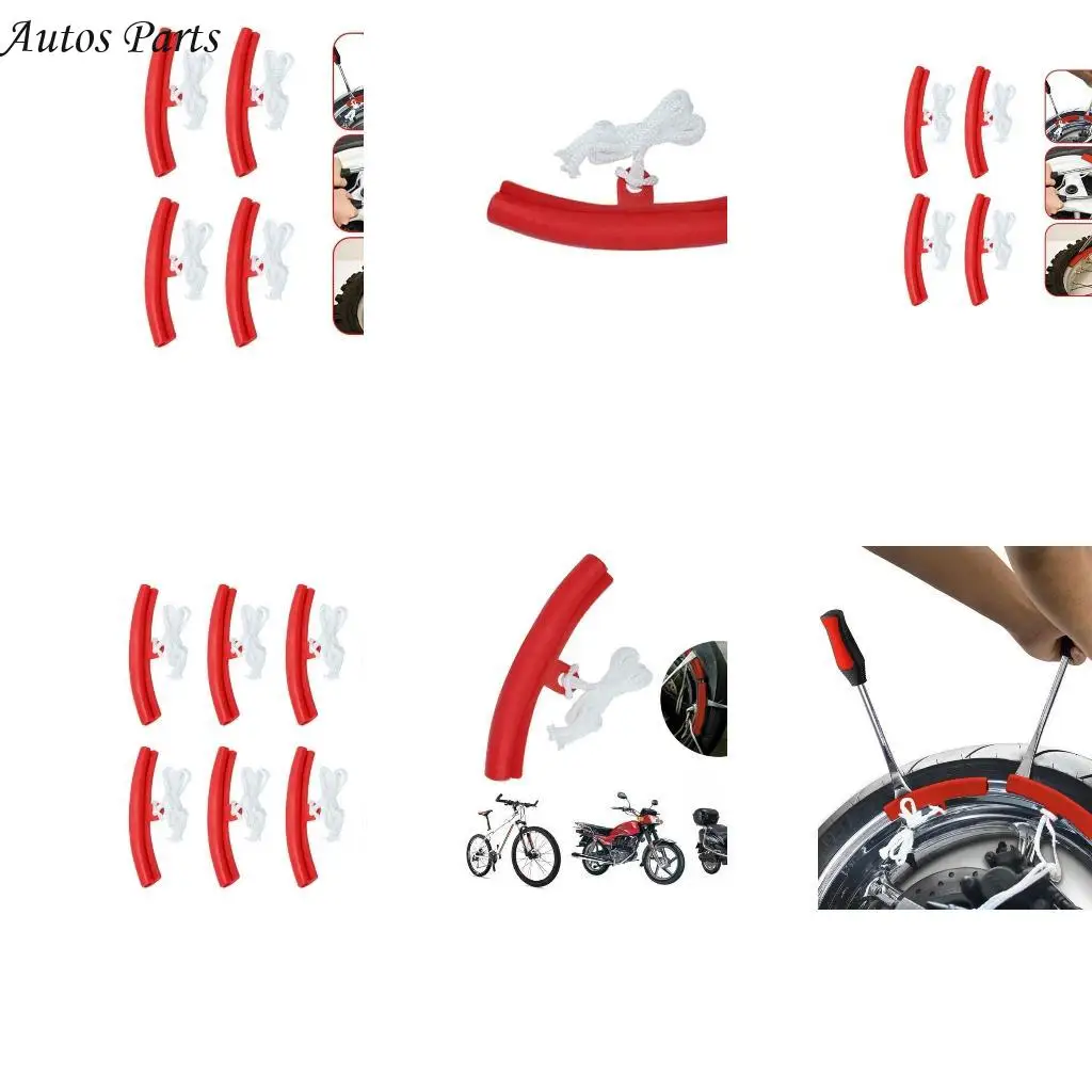 

57BA Pack of 8 Auto Wheel Rims Savers Protective Gear Wheel Rims Protective Cover Suitable for Motorbike Bike Tire Rims