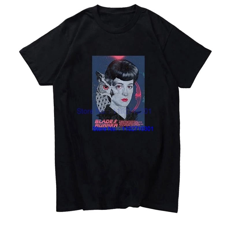 Men's Blade Runner T-Shirt Cotton Short Sleeve Graphic Print Electric Sheep Androids Design Classic Movie Merchandise
