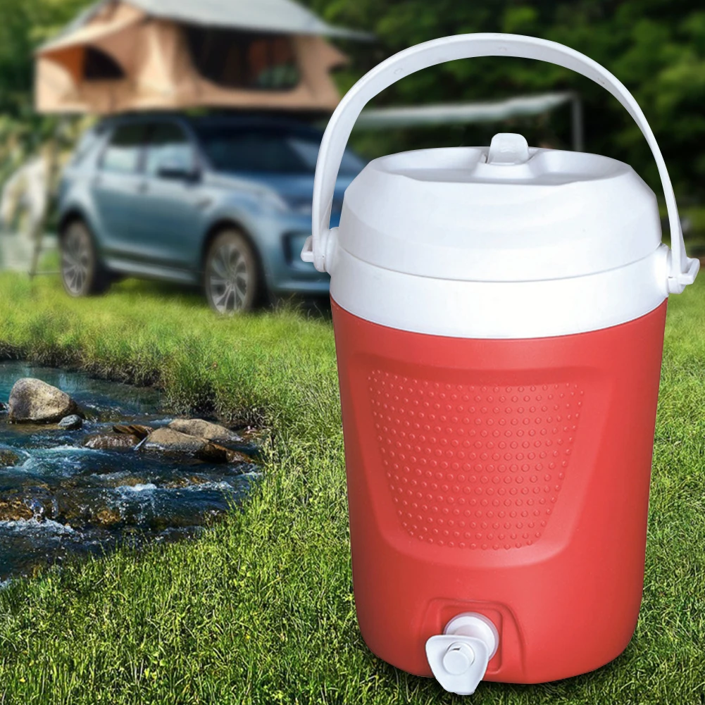 

1 Gallon Portable Water Cooler with Handle Insulated Water Bottle Large Capacity Thermal Water Bottle for Camping Hiking