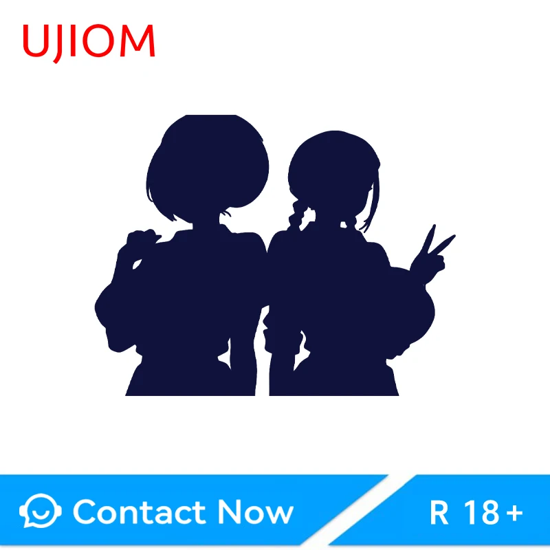 UJIOM Katara And Toph Wall Sticker Wardrobe Bathroom Scratch Proof Vinyl Decal Chic Kitchen Wardrobe Decoration Useless Gift