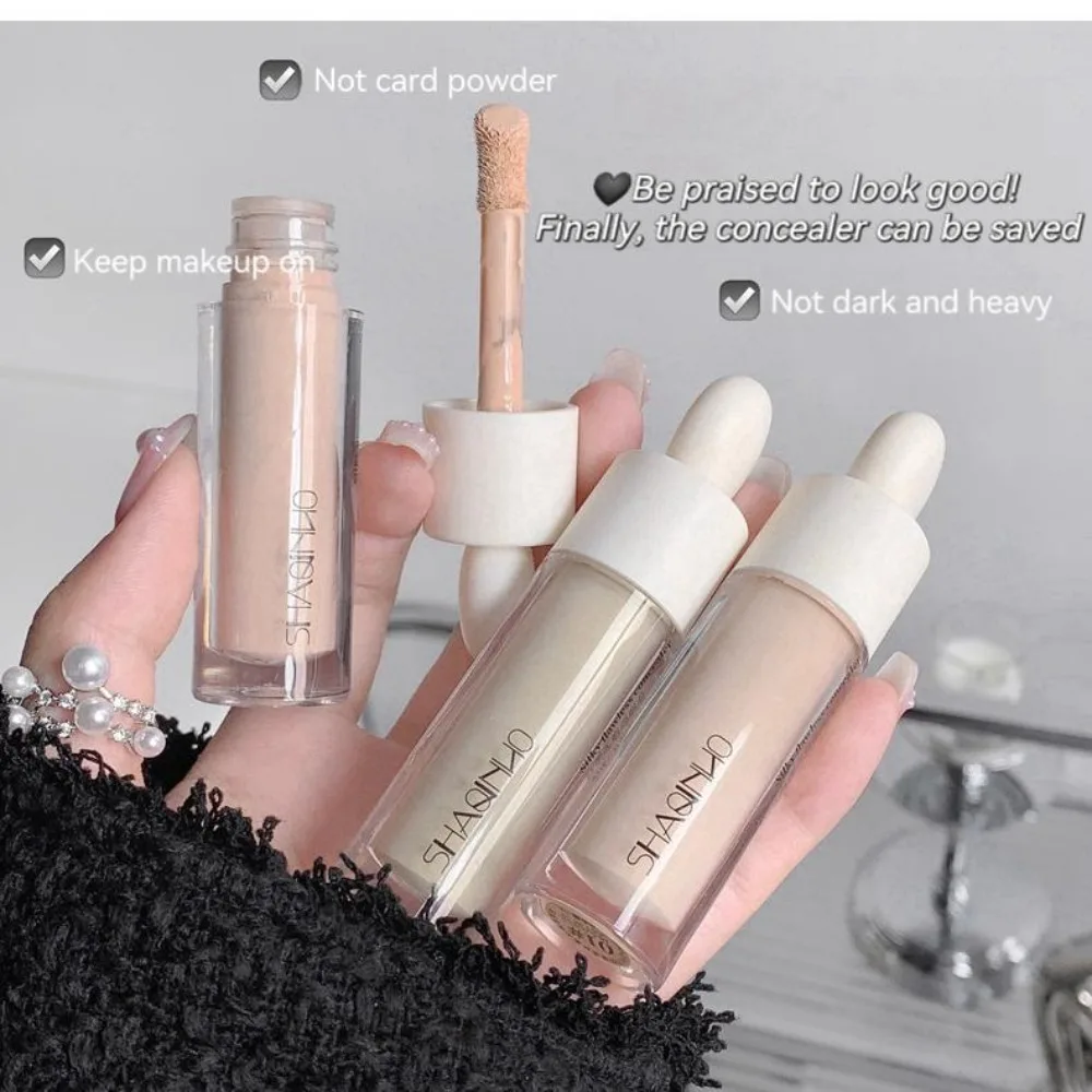 New 3 Colors Silky Concealer Face Brightening Cover Spots Acne Marks Concealer Skin Whitening Dark Eye Circles Concealer
