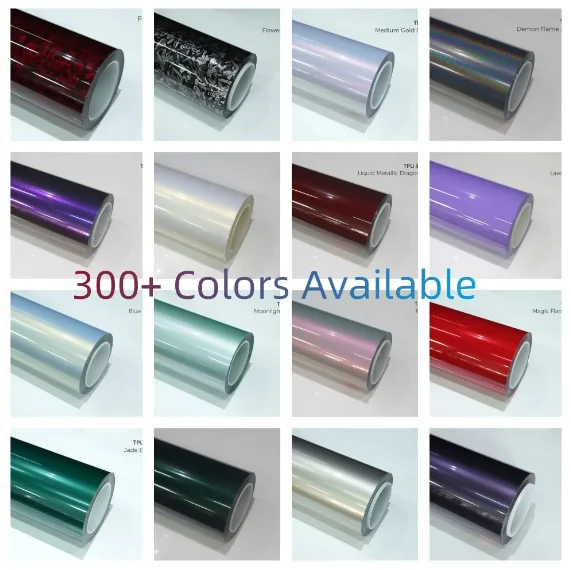 Cromo Arcobaleno Placca Pellicola in vinile verde PET verde Adesivo per carrozzeria auto Avvolgente Placca verde dorato Cromo lucido Arcobaleno