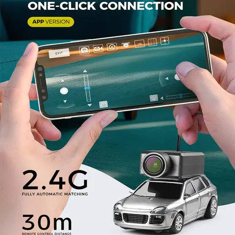 WLtoys 6401 Mini RC Cars 1:64 With 720P FPV Camera Wifi APP Control 2.4G Remote Control Camera Cars Toys For Kids And Aldult