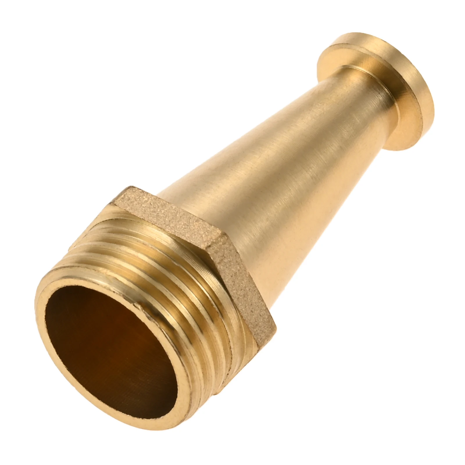 1pc Brass Fire Reel Nozzle 1/2" Pipe Spray Hose Joint Air Jet Anti-Corrosion Garden Irrigation Lawn Car Washing Cleaning Gutters