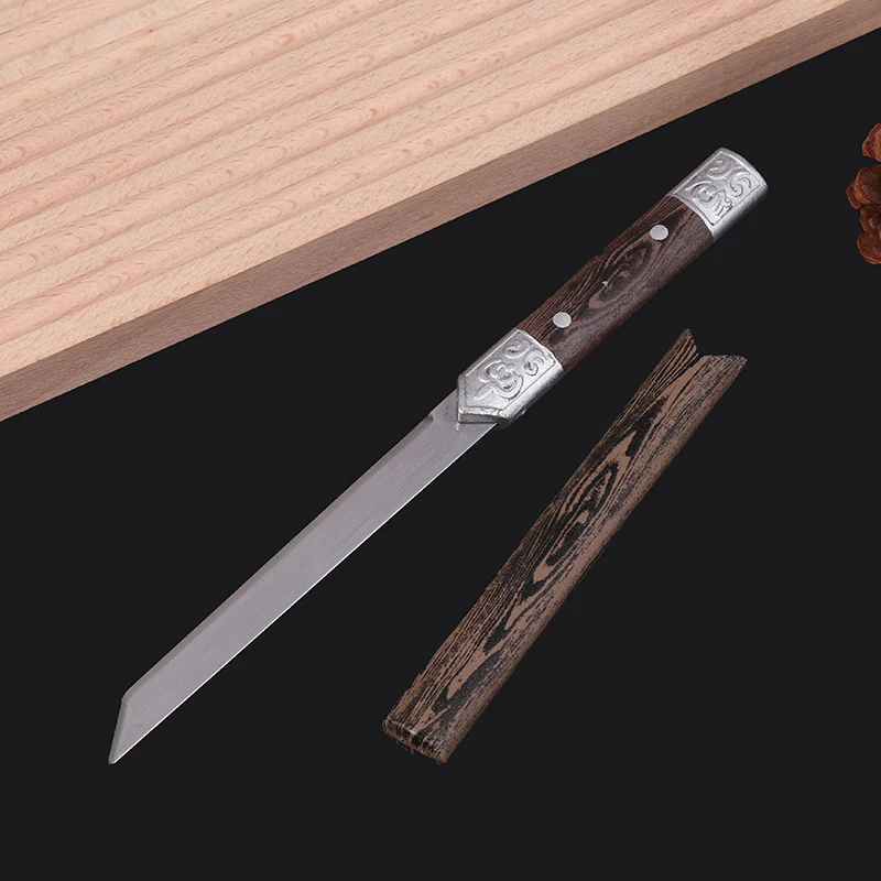 1PC Stainless Steel Kitchen Hand Meat Fruit Knife Forged Boning Meat Cleaver Knife Roasted Lamb Steak Knife With Cover