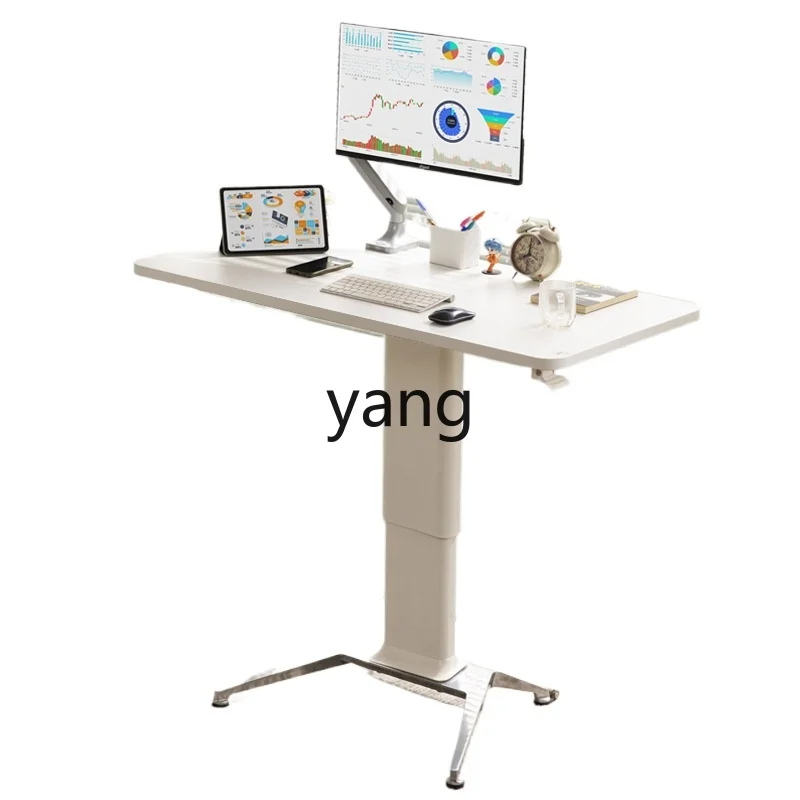 L'm'm Movable Computer Desk Pneumatic Desk Reversible Drawing Desktop