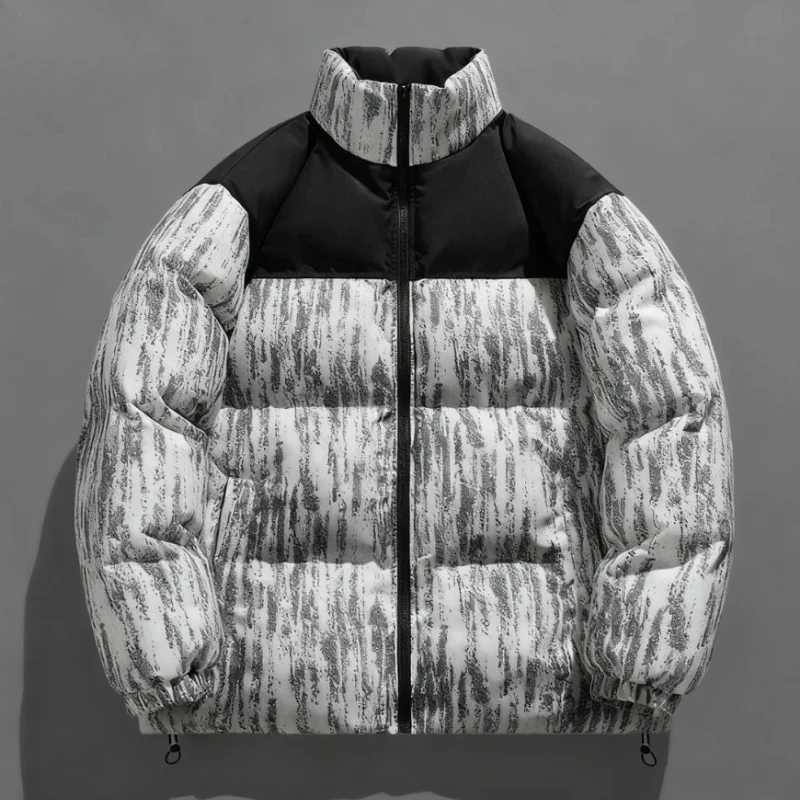 

Новая осенне-зимняя хлопковая куртка для мужчин и женщин, зимняя трендовая удобная куртка с капюшоном, утолщенная теплая хлопковая куртка