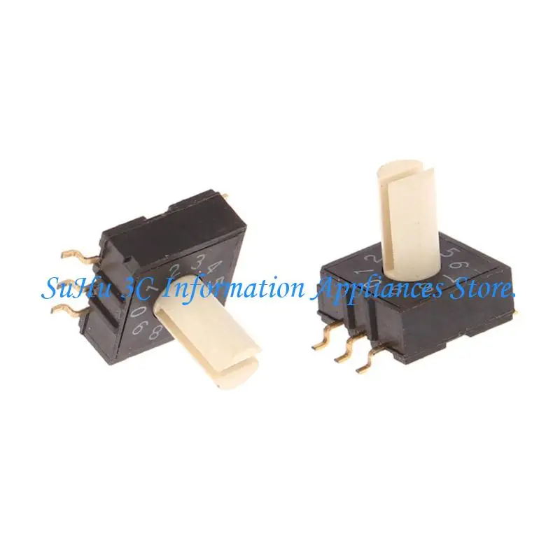 Manual-Stem DIP Component for Choosing 1 of 10 Code Positions