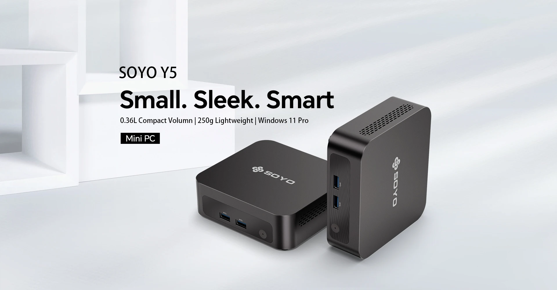 Soyo Mini Pc Y5 Intel I3 4030U 8Gb Ram 128Gb Rom Windows 10 Wifi Bt4.2 Desktop Computer