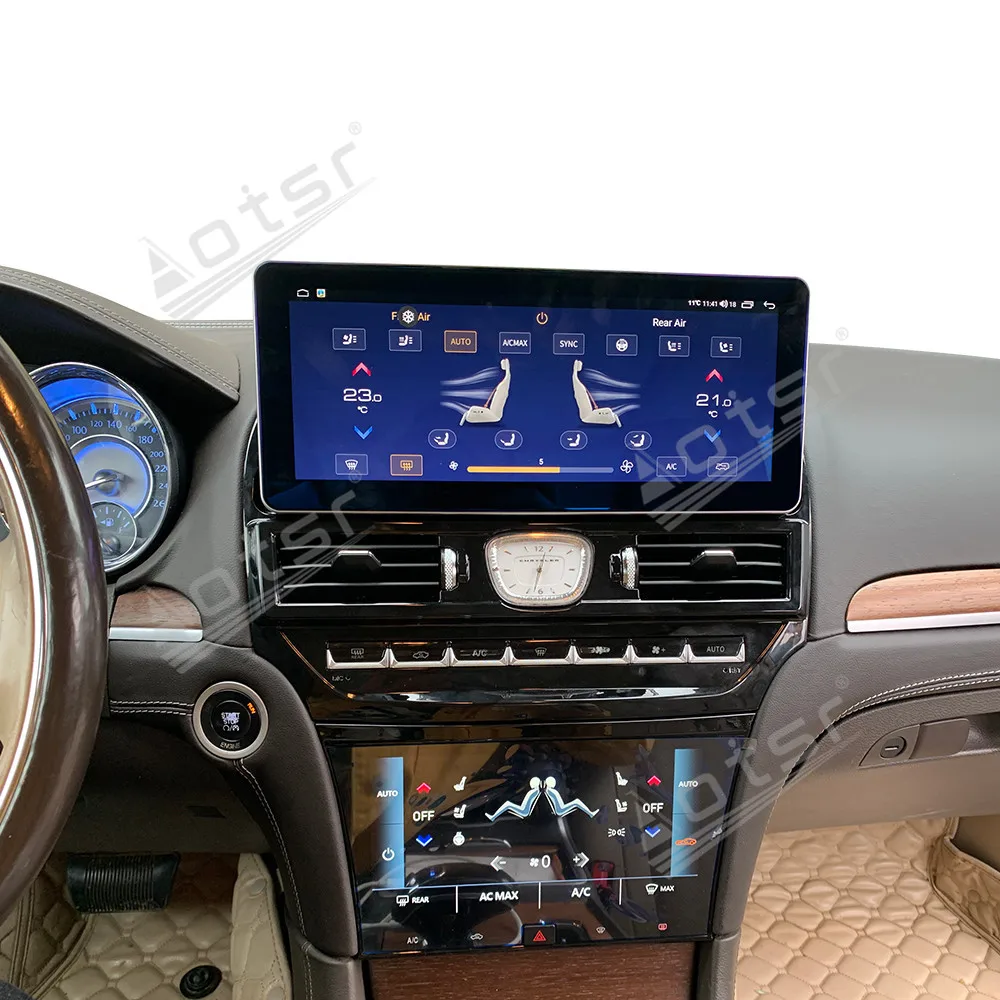 

Для Chrysler 300C HY Series 2011-2015 12,3 "+ 9,66" автомобильный GPS Navi с двойным экраном и CarPlay, Android Auto и HD сенсорным экраном