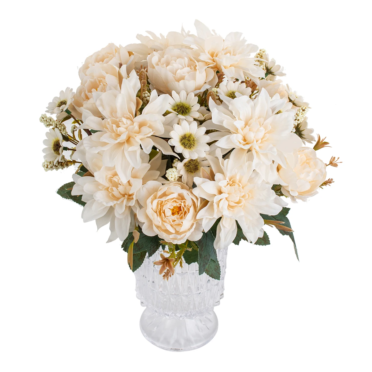 Künstliche Blumen Seiden-Dahlie Rose Festival Heim Zimmer Esstisch Garten Bogen Hochzeit Brautstrauß Handgemachtes DIY Geschenk Dekoration – Detail 3
