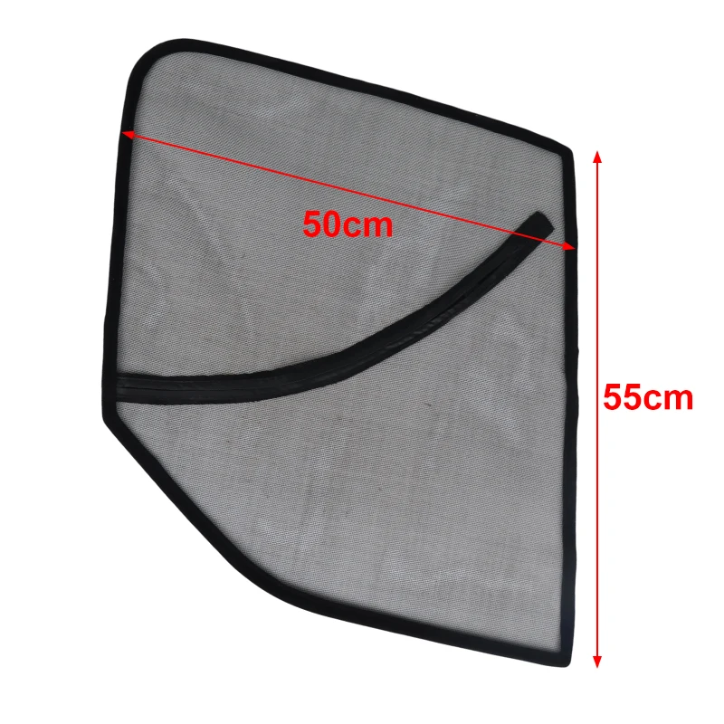 2pcs RV Magnetic Front Cab Window Insect Mosquito Net Campervan Protection Flyscreen Fly Net For Ford Transit Custom 2013+ - view 2