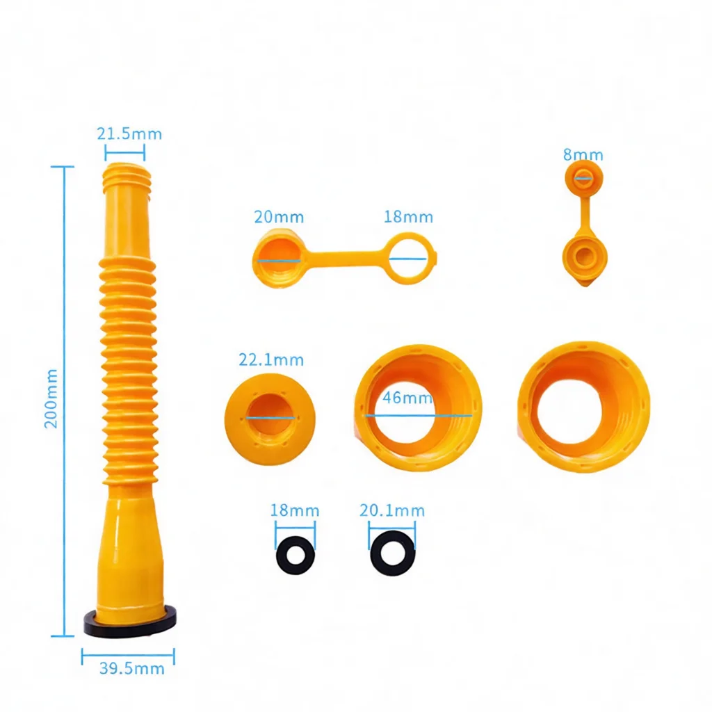 Plastic Hexagon Nut Protection Cap Hydraulic Hose Pipe Fitting Plug Anti Slip Thread Shield Industrial Maintenance Tool