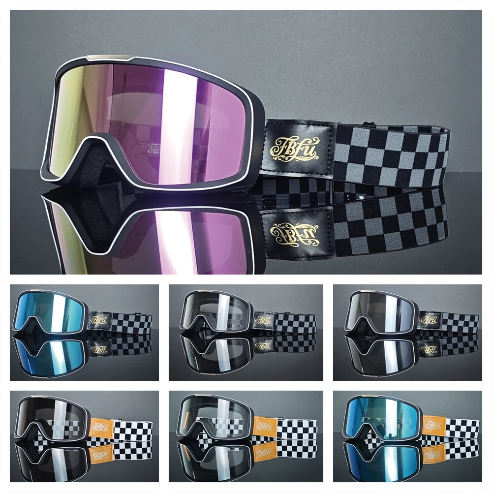 

MTB очки для верховой езды, защитные антибликовые ветрозащитные вентилируемые очки для мужчин и женщин, спортивные очки BMX FBFU, зимняя защита, велосипедные очки