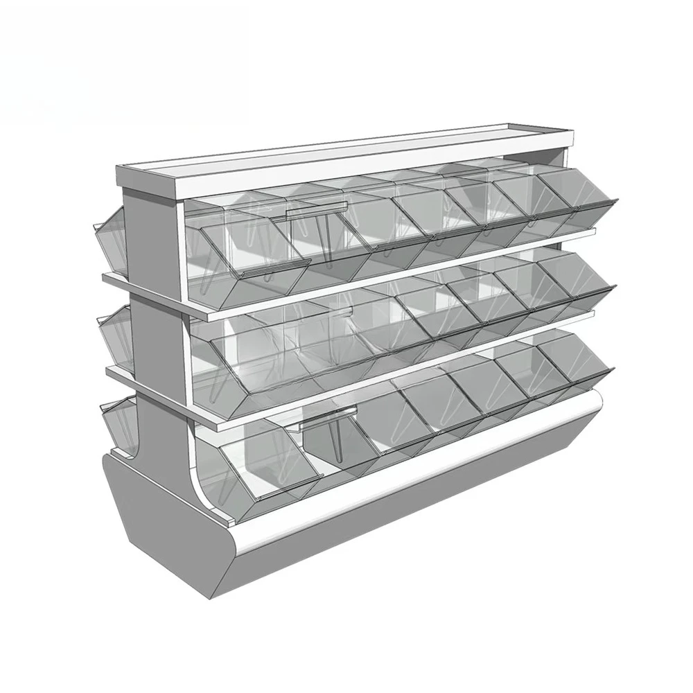 Acrylic candy hanging basket sweet display rack wood sugar rack cabinet  lollipop