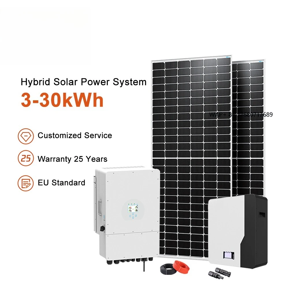 Wingosolar Off Grid Solar Power System 3Kw 5Kw 10Kw Lithium Battery Solar System for the Whole House