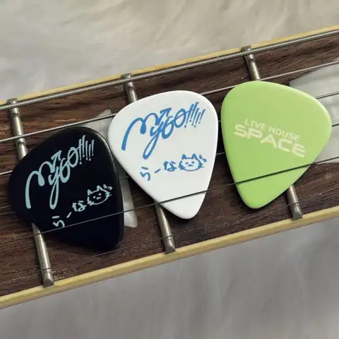 Bang Dream! It's Mygo!!!!! Space Live House Printing Cute Guitar Picks Anime Band Pattern Collectible Merchandise for Fans Gifts