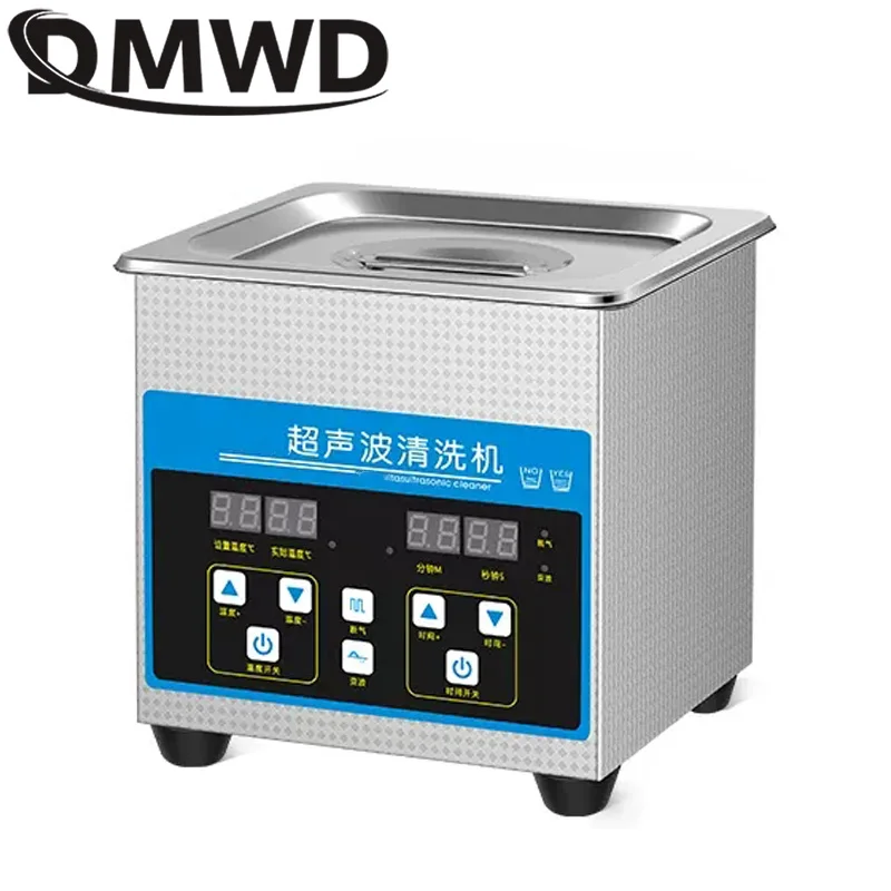 1.3L 80W/120W Ultrasonic Cleaner Stainless Steel Washing Bath Machine Glasses Jewelry Watch Mini Ultrasound Wave Cleaning Tank