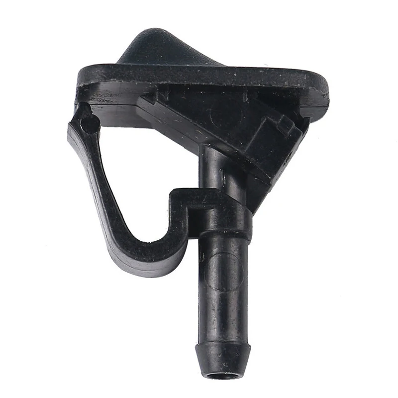 Windshield Washer Nozzle Jet Clean Sprayer Black Plastic 55156728AB Fit for Jeep Wrangler TJ JK 2002 2003 2004 2005 2006