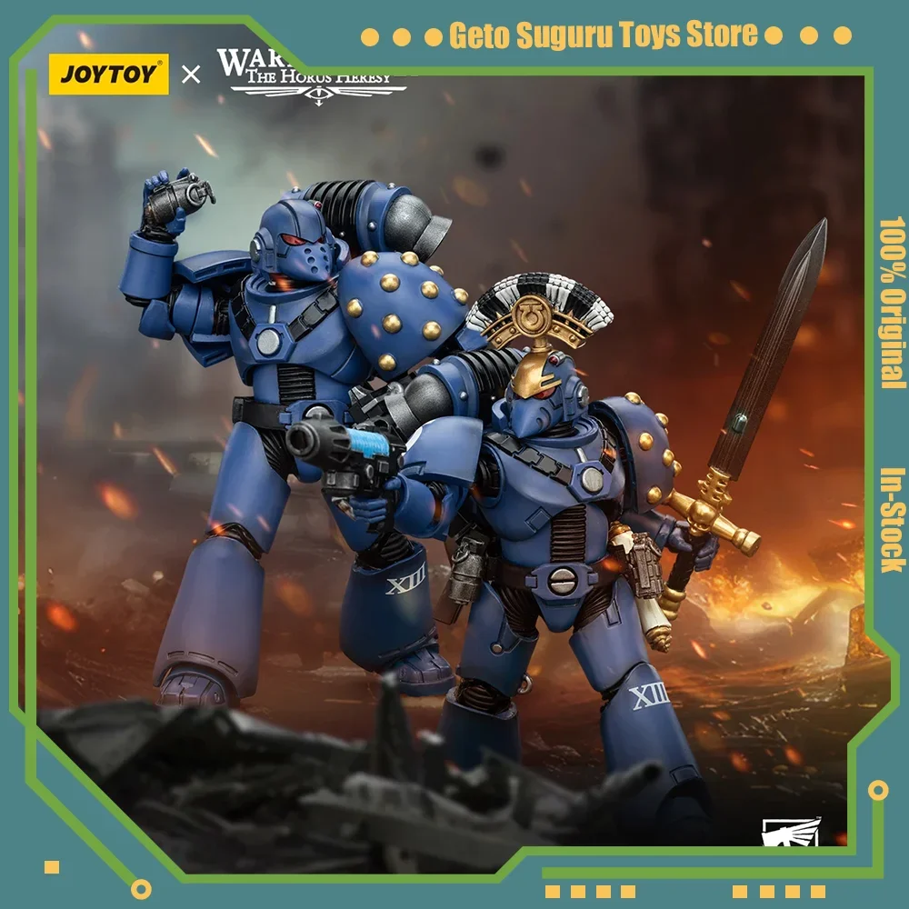 

JOYTOY Warhammer 40K 1/18 Фигурки Ультрамарин MK VI Тактический отряд Аниме Chainblade Power Sword Sergeant Игровая модель игрушки