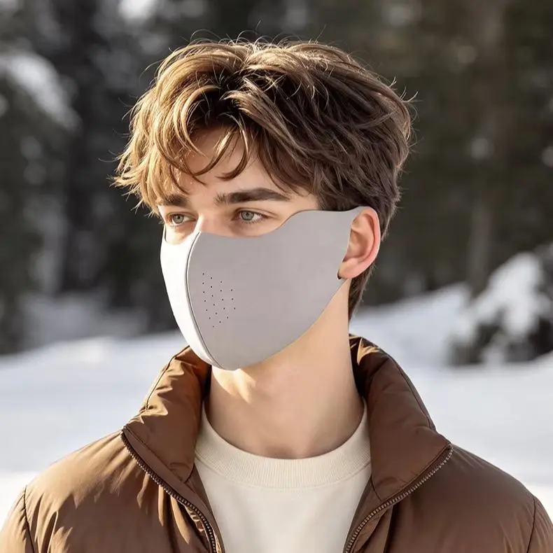 Autumn Winter Warm Face Masks Women's Face-Shaping Windproof Cold-Proof Face Coverings Men's