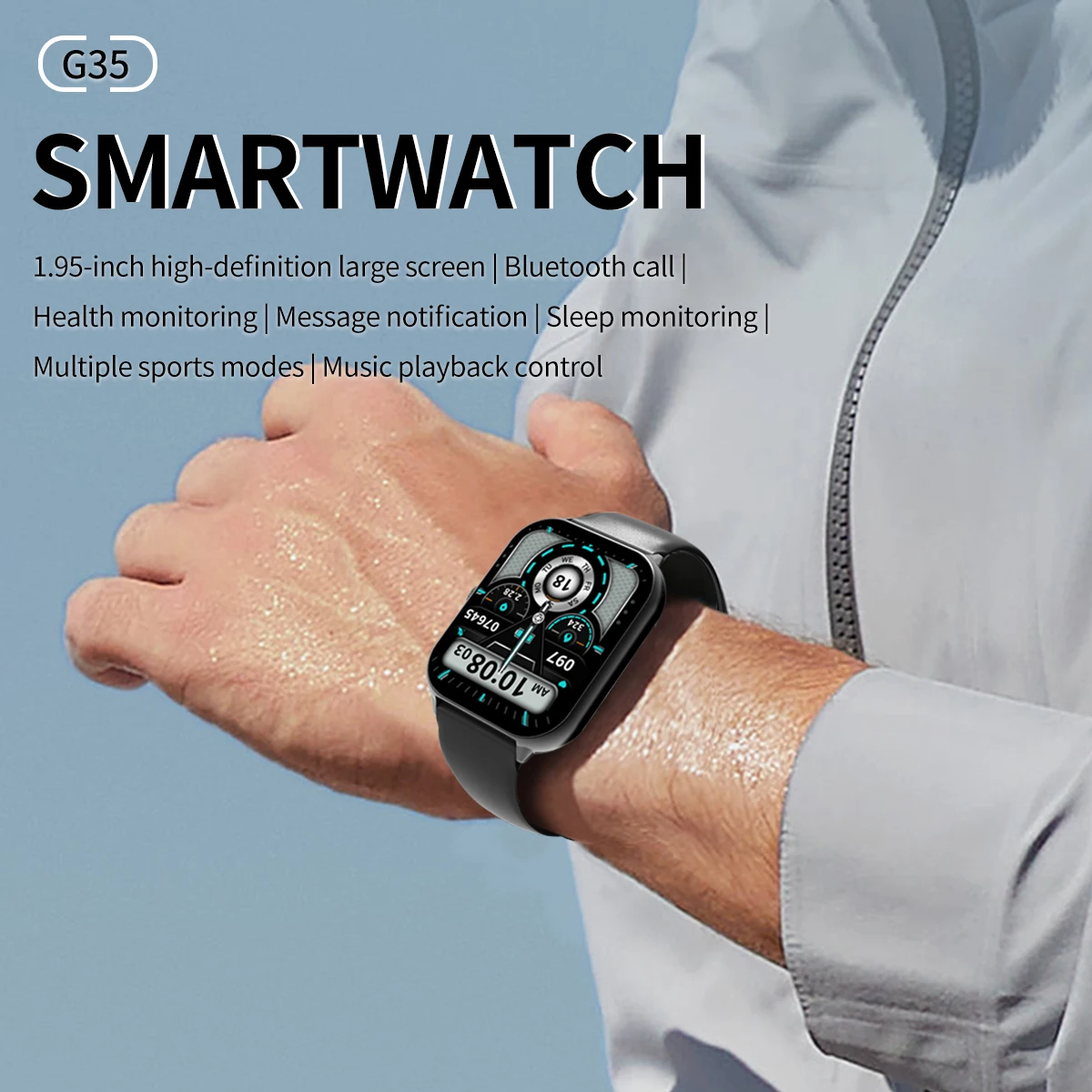 

Смарт-часы с циферблатом, ответ на вызов, монитор сердечного ритма, несколько спортивных режимов, фитнес-трекер, IP67, водонепроницаемые умные часы для Android IOS