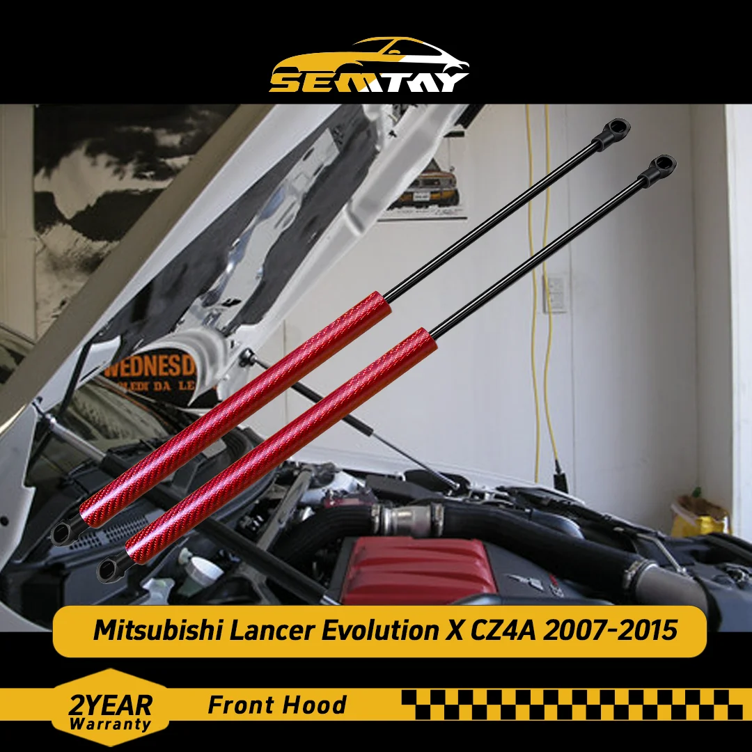 

Стойки капота SEMTAY, совместимые с Mitsubishi Lancer Evolution X CZ4A 2007-2015, поддержка подъема капота, пружинные амортизаторы, демпфер