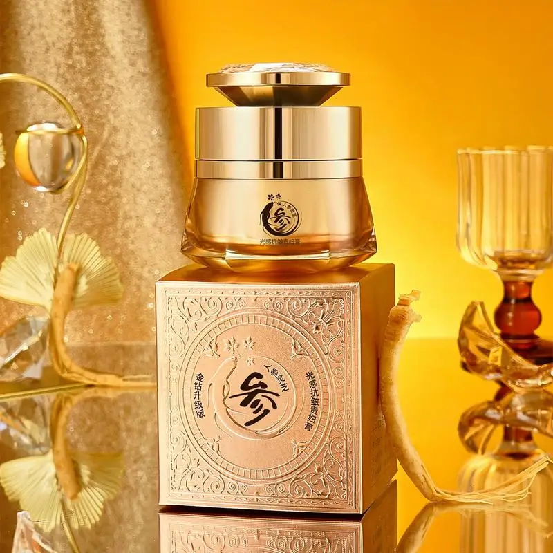 NEW Anti-aging Ginseng Ganoderma Anti Wrinkle Cream 50g Moisturizing Oil Brightening Essence Cream Reducing Wrinkles