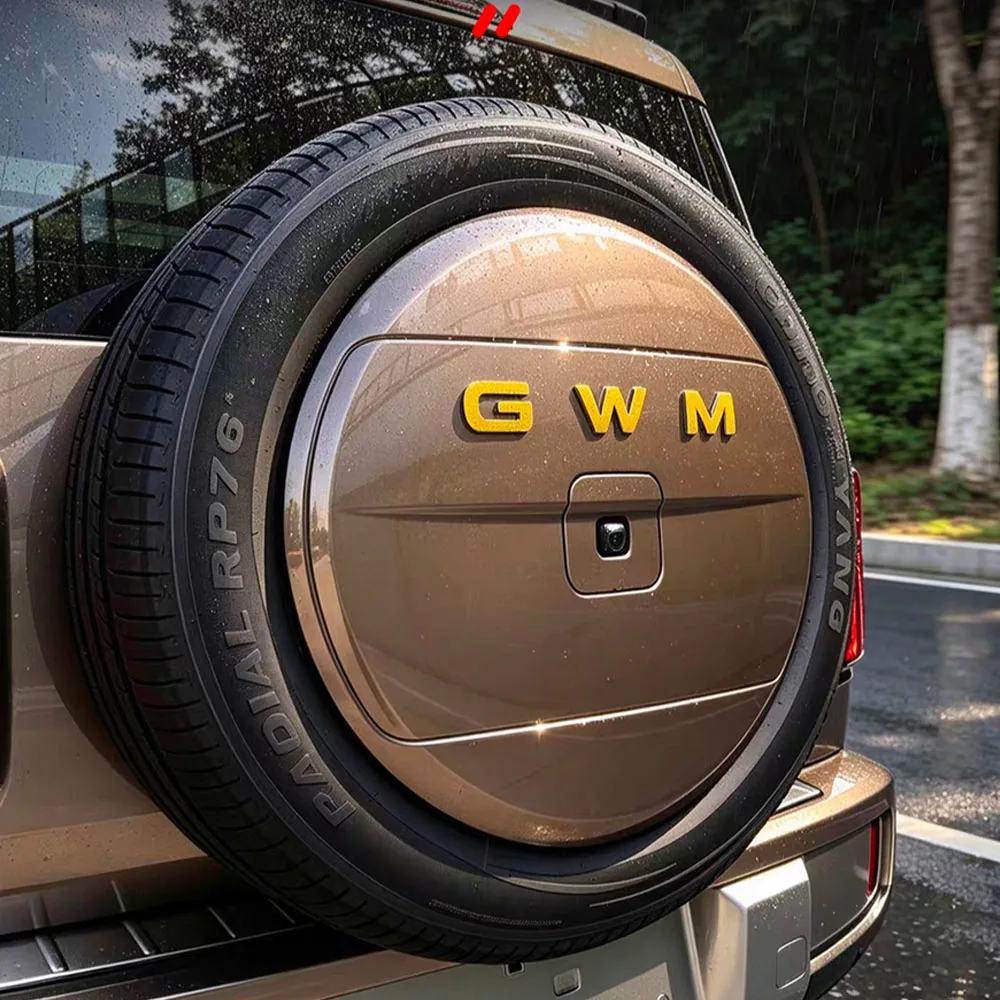 GWM Reflective Sticker For GWM Haval H10 2026 Spare Tire Cover Letter Mark Night Safety Warning Decal Auto Exterior Modification