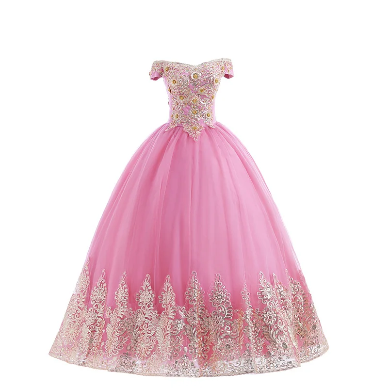 2026 Neues Hochzeitskleid, buntes Garn, schöne Stimme, Kunstprüfungsgastgeber, Solo-Performance-Kleid, Puffrock, langes Abendkleid