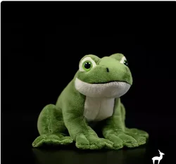 16cm Funny Cute Green Frog Plush Toy Soft StuffedAnial  Frog   Cartoon Animal Doll For Gift