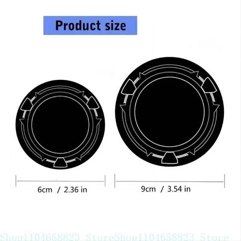 Pelat Cincin 6Cm/9Cm Kipas Pendingin Ponsel Lembaran Pelat Radiator Lembaran Magnetik Pelat Logam untuk Lembar Dudukan Magnetik Ponsel