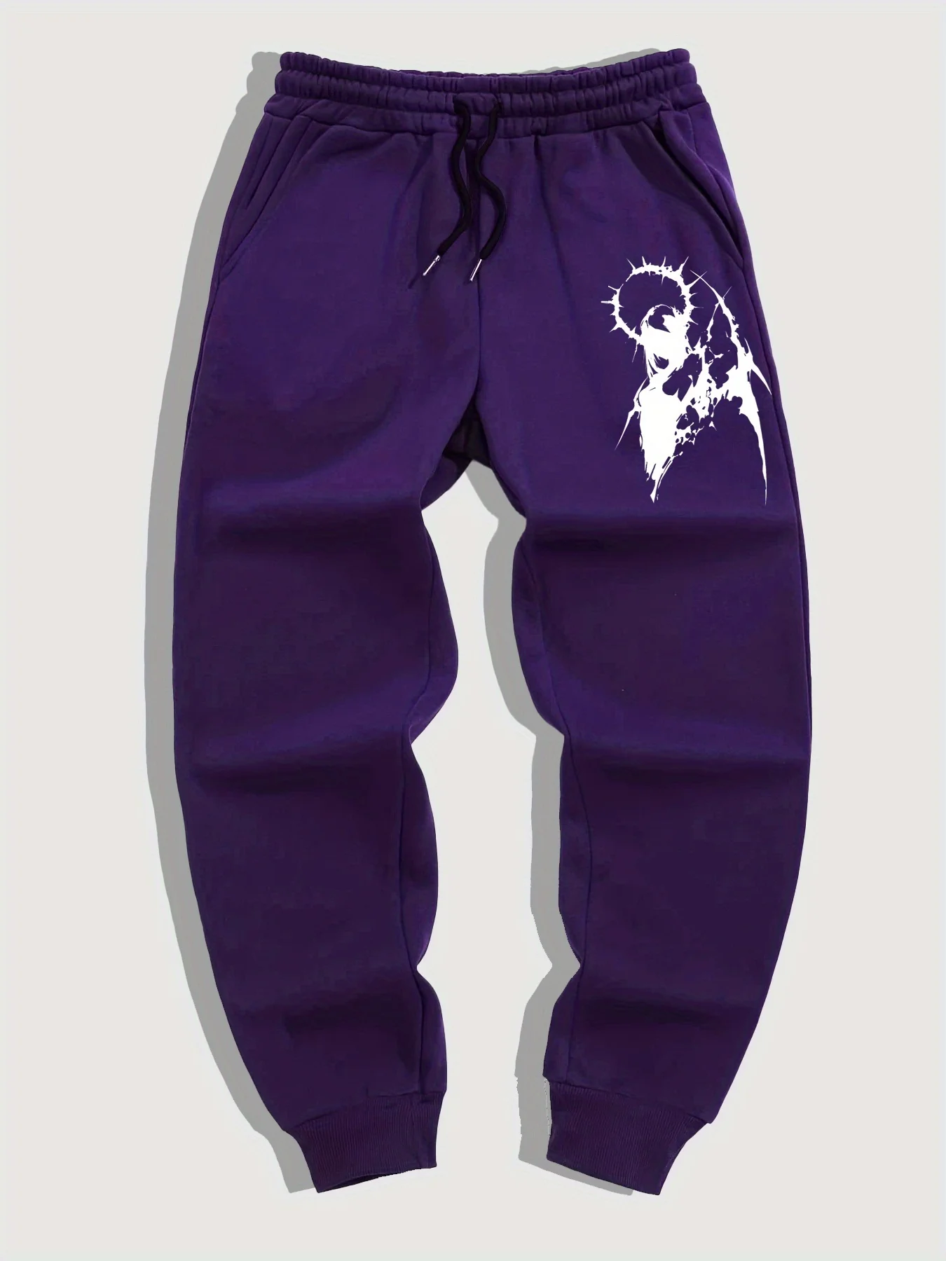 

Новые мужские брюки с рисунком аниме и принтом, брюки с веревкой на талии, повседневные спортивные брюки для бега, уличная мода, мода S-3XL